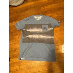 Belong Designs Men's Traverse Tek Tee XL - Daydream Blue